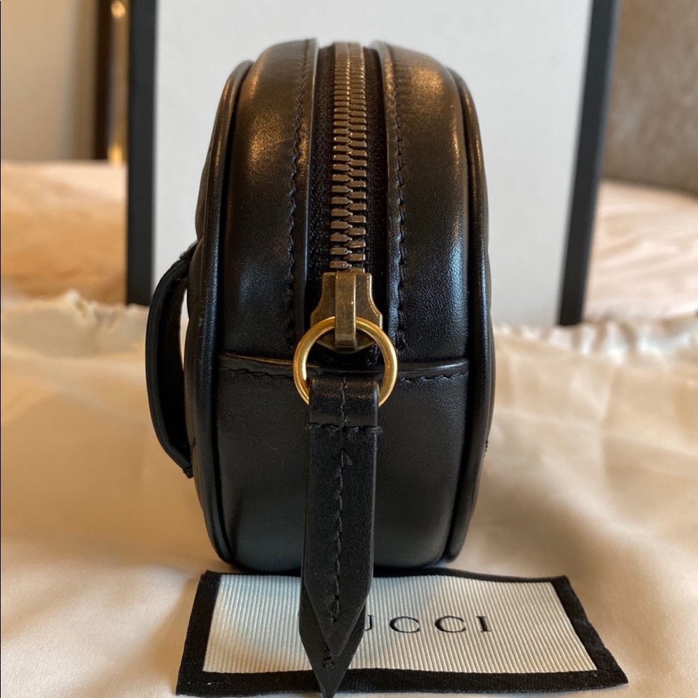Gucci GG Marmont Matelassé Leather Belt Bag - Picture 7 of 12